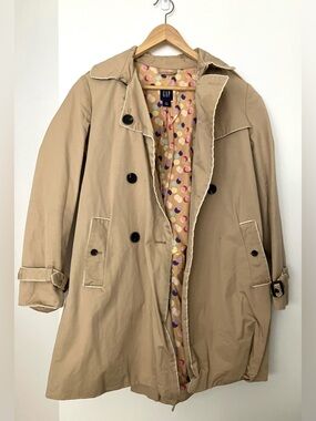 Gap Trench Coat circa 2000 Sz S
